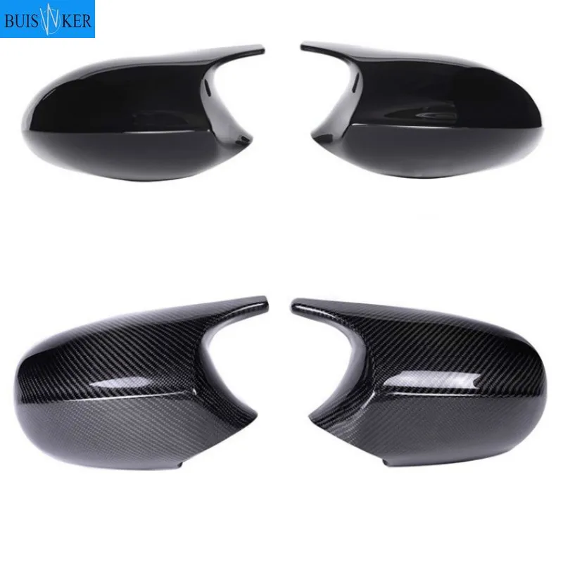 

2xMirror Cover E90 Car Side Door Rearview Side Mirror Cover Cap For BMW E90 E91 2005-2007 E92 E93 2006-2009 M3 Style E80 E81 E87