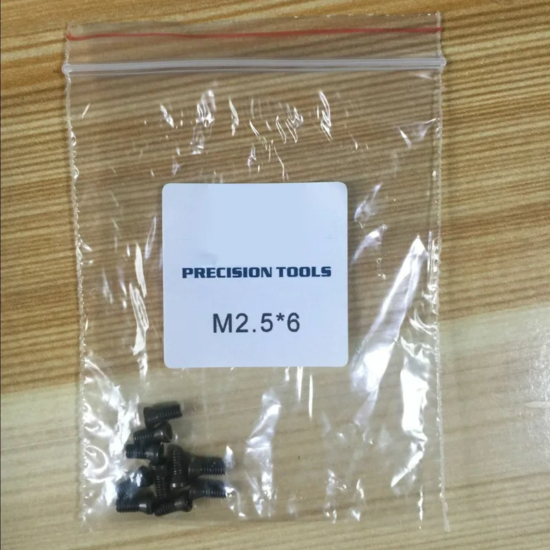 

10x M2.5 X 6mm Insert Torx Screw For Replaces Carbide Inserts CNC Lathe Tool Set