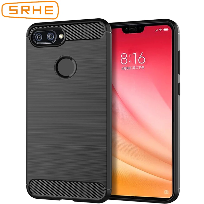 

SRHE Cover For Xiaomi Mi 8 Lite Case Silicone Rugged Armor Soft Back Cover Case For Xiaomi Mi 8 Pro Mi8 SE Mi 8 Explorer Edition