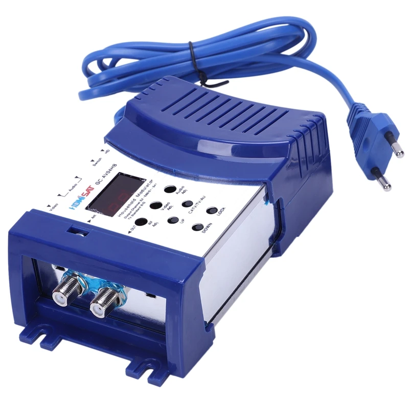 HDMI модулятор AV в РЧ конвертер VHF UHF PAL с CA ТВ Аудио режим подносителя для отеля ТВ системы ЕС разъем