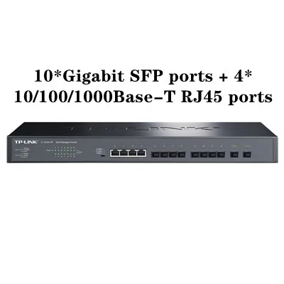 TP-LINK Full Gigabit Web Network Management Switch TL-SG2414F 10 * SFP 4*10/100/1000Base-T RJ45 порты VLAN QoS 8K MAC | Компьютеры и