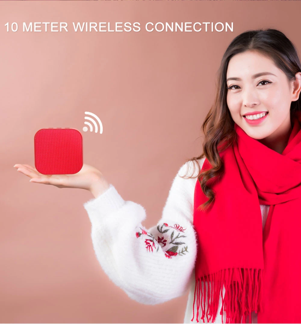 Мини Портативный беспроводной Bluetooth динамик супер бас Колонка громкий динамик звук стерео сабвуфер громкой связи AUX TF карта USB MP3 Play