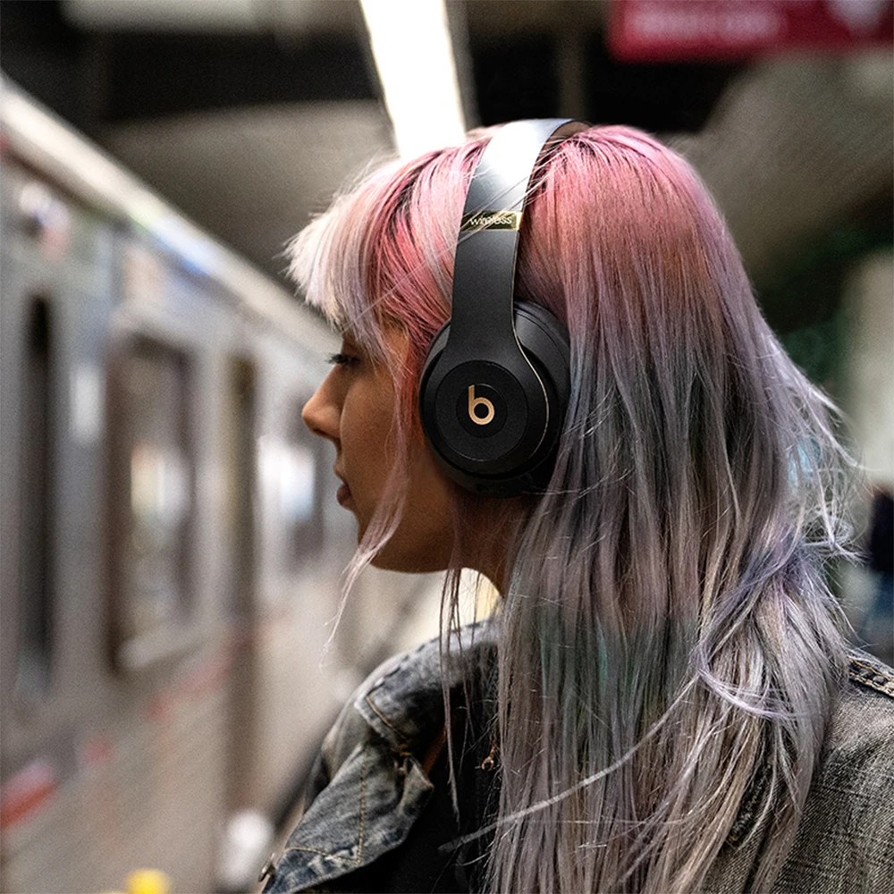 Original Beats Studio3 Wireless Bluetooth Headphones Studio 3 Noise Cancelling Headset Sport Bass Earphone Hands free with Mic