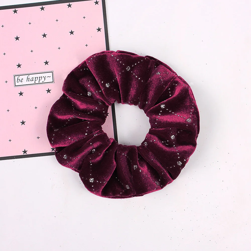 15 diameter 12cm Бархатные жемчужные резинки для волос для женщин, эластичные резиновые ленты аксессуары для волос, резинки для женщин и девушек, резинки для волос, кольцо для волос, веревка, держатель для конского хвоста - Цвет: 15 diameter 12cm