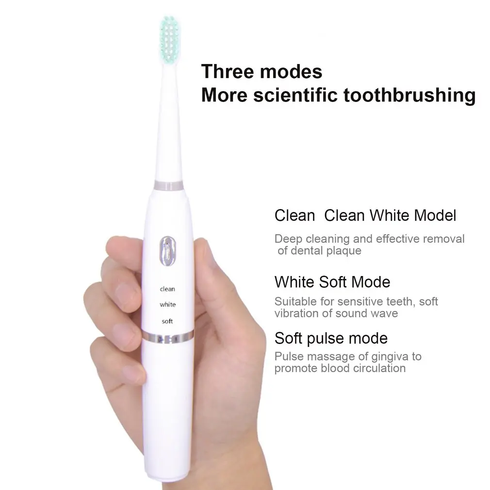 Electric Toothbrush Soft Hair Whitening Adult Home Ultrasonic Automatic Electric Toothbrush Gift Deep Interdental Cleaning 1 Electric Toothbrush Soft Hair Whitening Adult Home Ultrasonic Automatic Electric Toothbrush Gift Deep Interdental Cleaning 5
