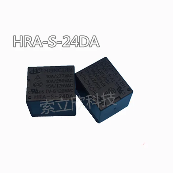 10 шт в упаковке новая реле HRA-S-24DA 10a277va Cjqc-3ff-24vdc-1hs Группа 1 замыкающий 4-контактный