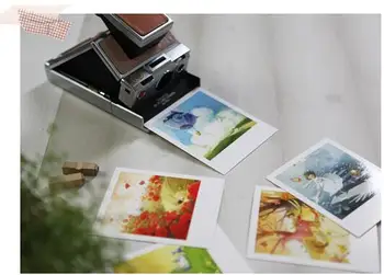 

Korea Stationery Mini Postcard Alice + Tin Models Collection Art Lenticular Recycled Recordable 12.6*12.6cm 10.2*12.1cm 15pcs