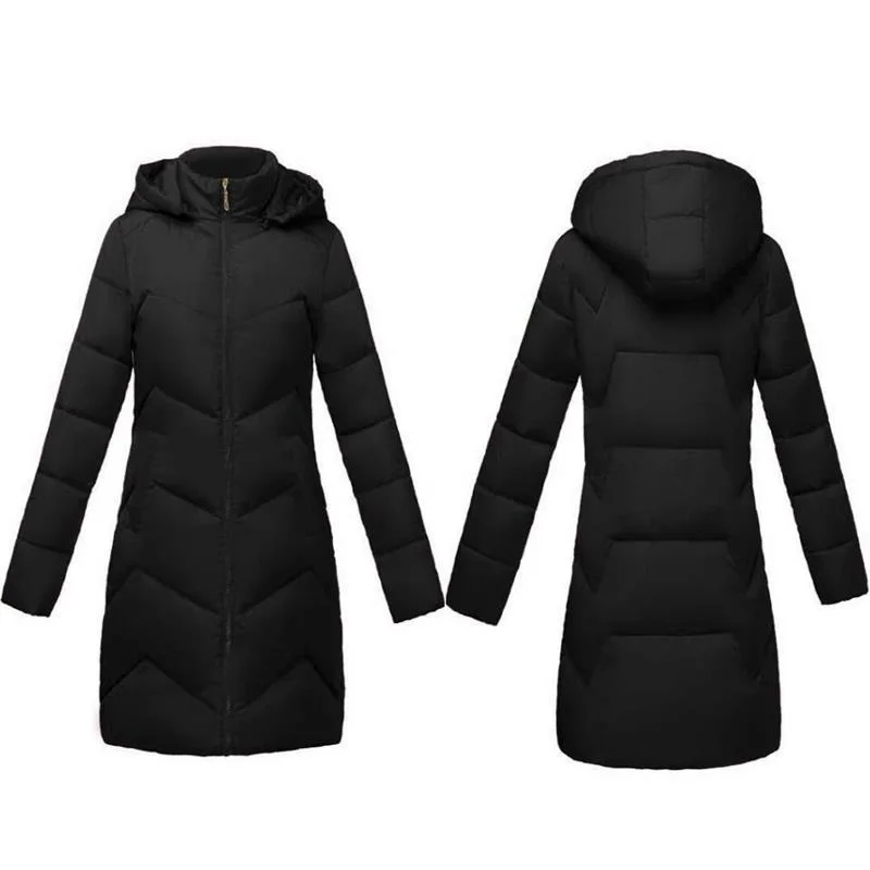 black Chaqueta mujer, женский пуховик, новинка, зимняя куртка для женщин, толстая зимняя одежда, зимнее пальто, женская одежда, женские куртки, парки - Цвет: black