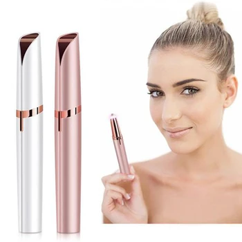 

Electric Eyebrow Timmer for Women AAA Battery Eye Brow Shaper Face Razor Facial Epilator Eyebrows Liner Hair Removal Makeup Tool