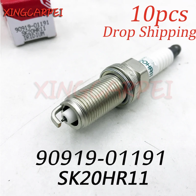 4PCS SK20HR11 3421 Spark Plugs For Toyota Lexus OEM 90919-01191