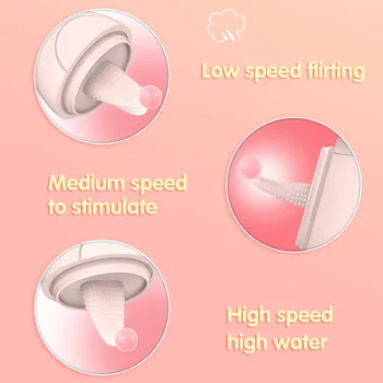 Licking Tongue Vibrator Sex Toys for Women Clitoris Stimulator  Nipple G spot Vibrator For Couples Female Masturbator Adult Toys 3