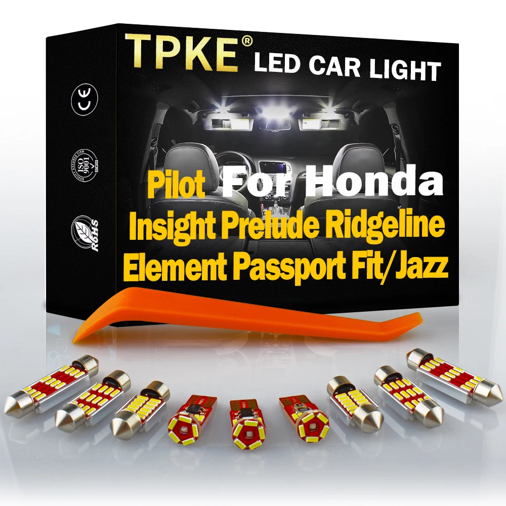 TPKE Canbus автомобильная светодиодная лампа для внутреннего освещения комплект Honda