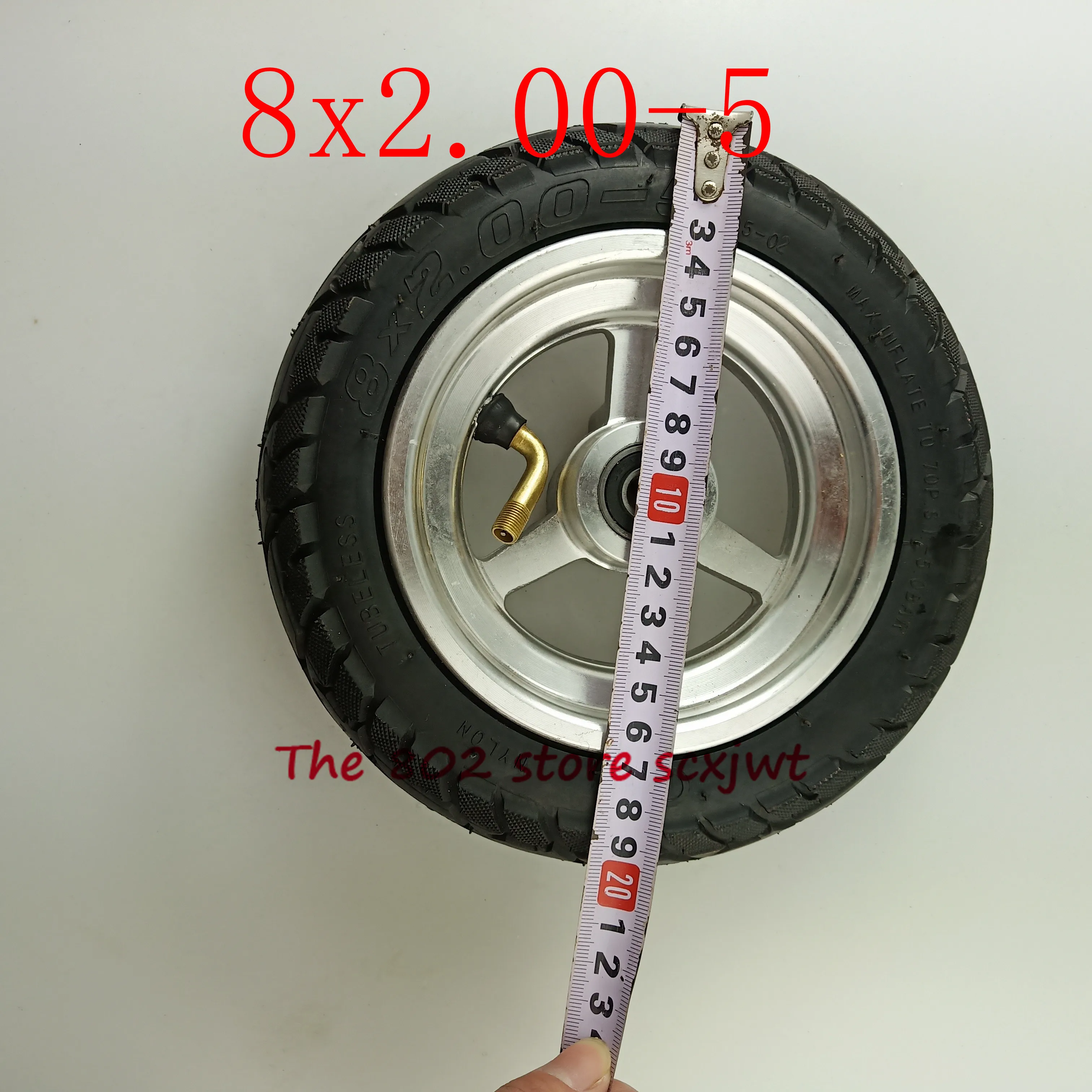 Высокое качество 8x2. 00-5 колеса бескамерные шины+ диск 8*2,00-5 обод колеса карманный велосипед мини велосипед электрический инвалидная коляска колеса мотор