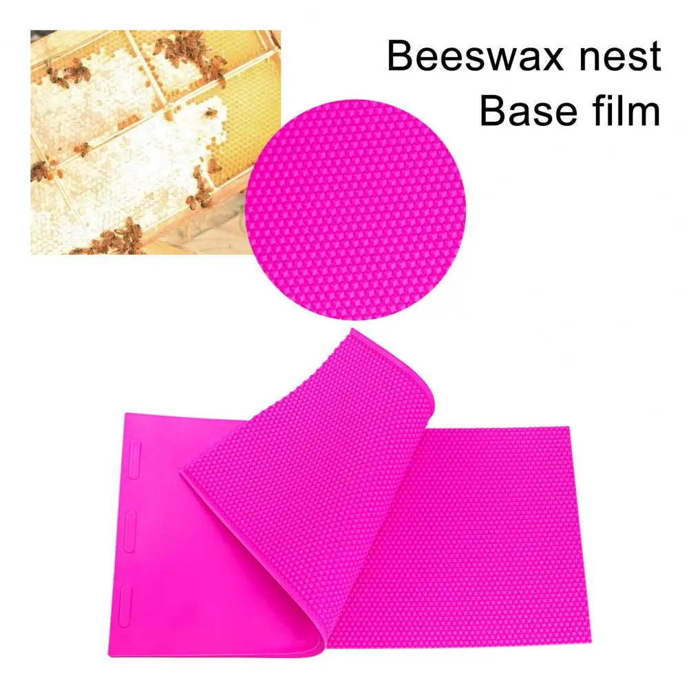 2Pcs Excellent High-Temperature Resistant Beeswax Sheet Mold Silicone Beeswax Press Mold Multipurpose for Household