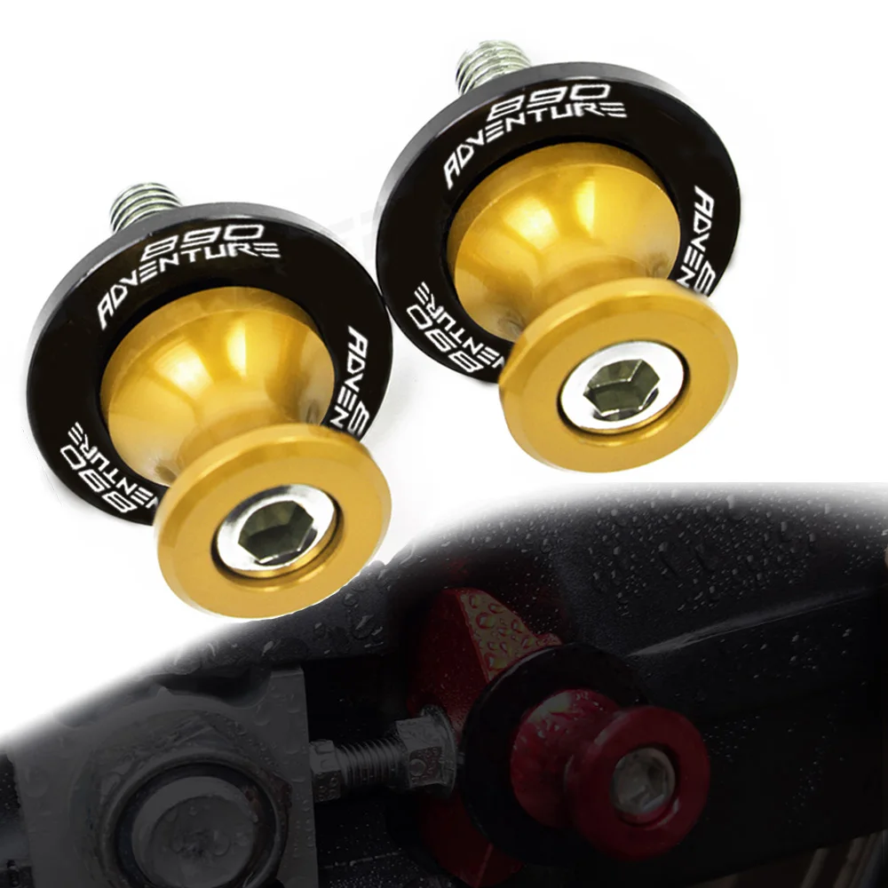 

Motorcycle Swingarm Spool Slider Stand Screws Motorcycle Accessories For 890 ADV 890 Adventure R 2021
