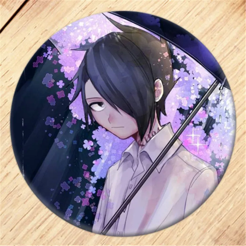 Anime The Promised Neverland Brooch Pin Cosplay Badge  For Clothes Backpack Decoration Children's gift B008 anime cosplay female Cosplay Costumes