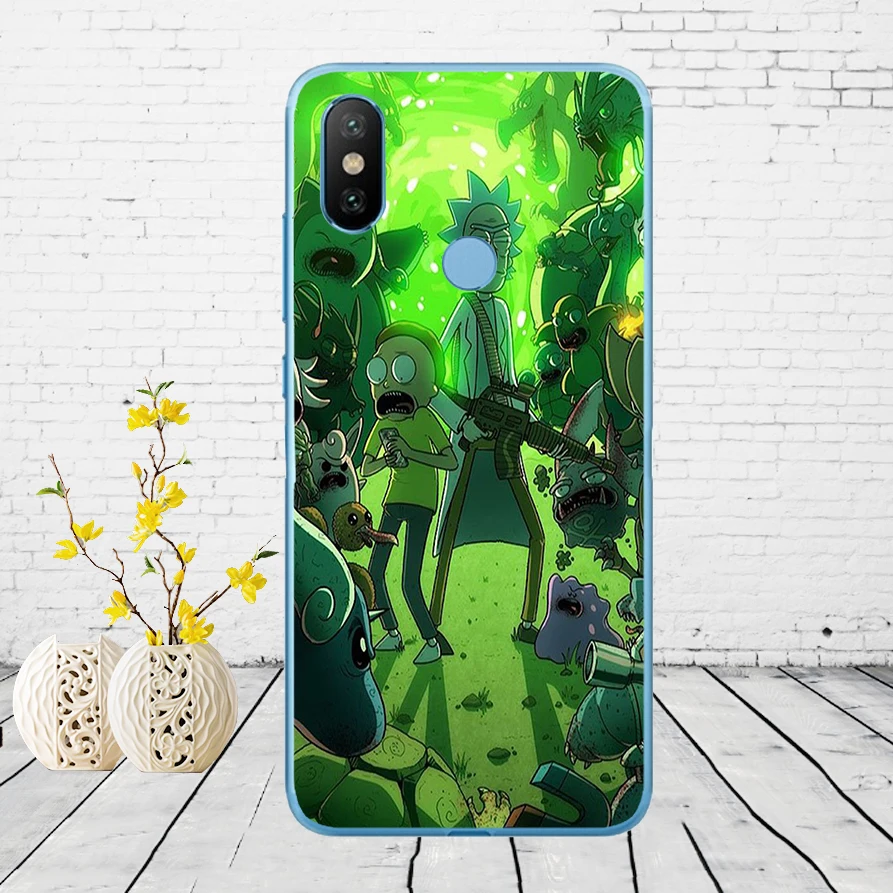 11 209DD Rick and Morty Season Soft Silicone Cover Case for Xiaomi Redmi 6 6a mi 8 a2 lite note 5 6 pro 7 case - Цвет: 11