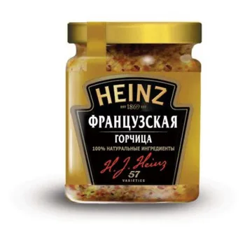 

Food Grocery Mustard and horseradish Mustard Heinz 909451