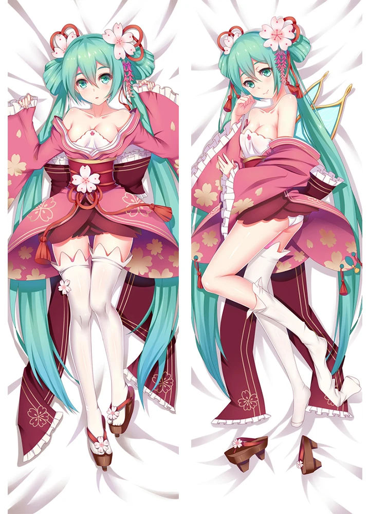 Аниме Vocaloid Dakimakura Чехол персонажи певица девушка Мику Хацунэ и лука мегурин Болстер чехол Bookaroido обнимает Наволочки Чехол