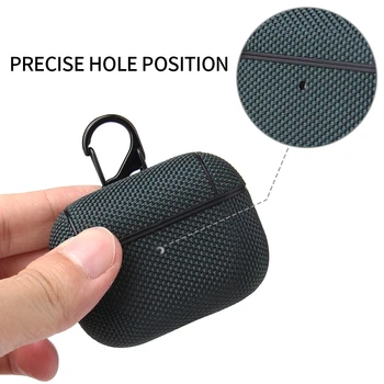 

For Airpods Pro 3 Textile Cloth Skin Earphone Cover Wireless Bluetooth Earphone Cover Portable Anti-fingerprint Retro Bag