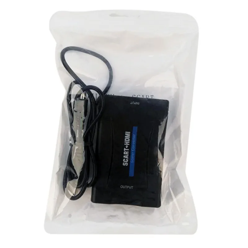  SCART A HDMI Audio E Video Converter Adattatore Per HD TV DVD Per Sky Box