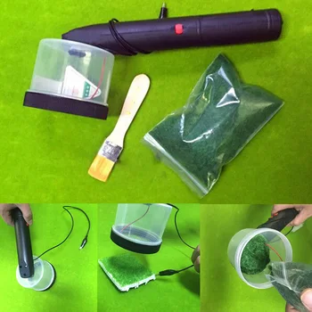 

Grass Flocking Applicator Crafts Mini Static DIY Scenic Sand Table Model Tool Micro Landscape Planter Construction Modelling