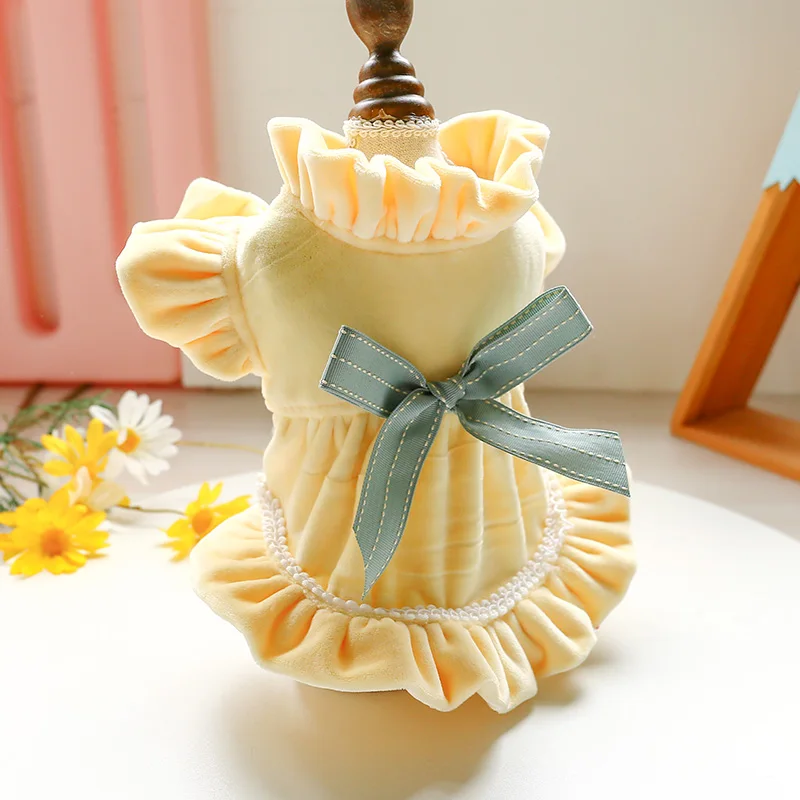 纯色蝴蝶结裙_0876