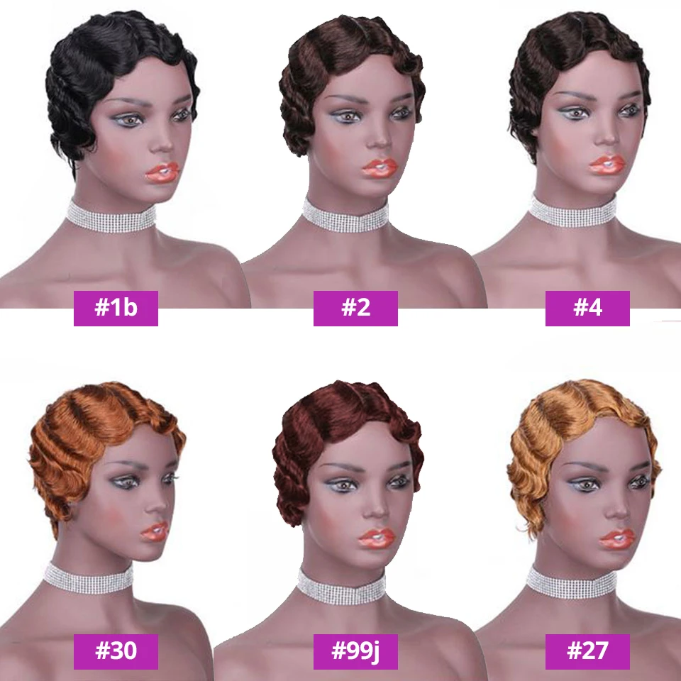 Парик Pixie Cut перуанские короткие парики для Боба прямые 4 дюйма полностью машинные