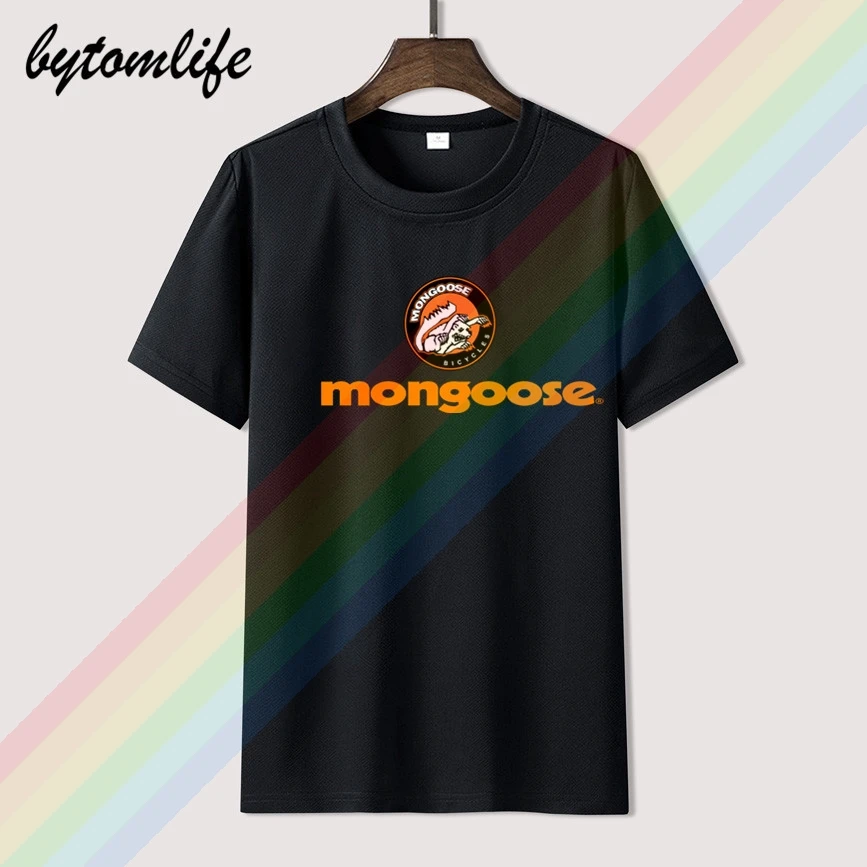 Футболка BMX Mongoose для мужчин и женщин хлопковая черная в винтажном стиле новейшая