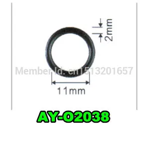 

11*2mm 100pieces rubber oring seal Fuel Injector Repair Kits for Chevrolet (AY-O2038)