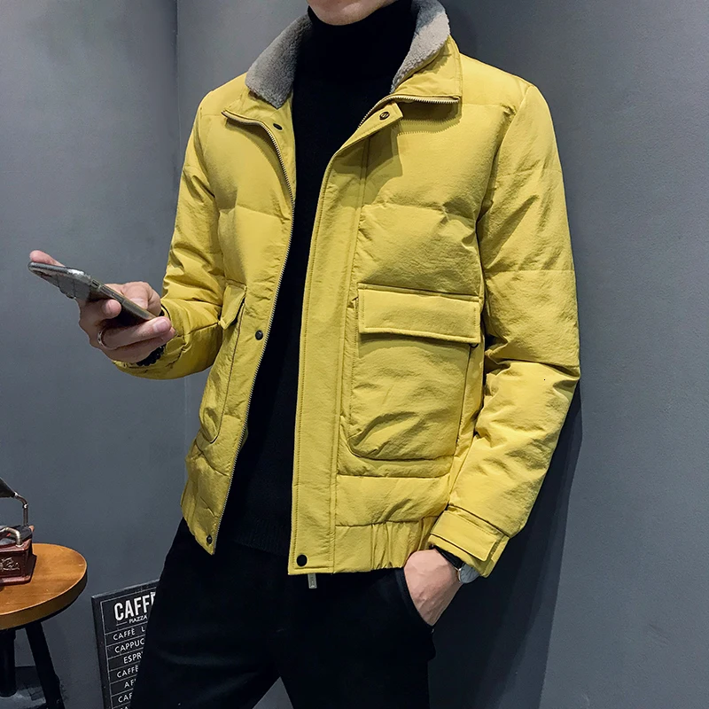 

Winter Men Loose Male 2020 Man Thickening Fur Collar Winterjas Heren Casual Jacket Comfortable Coat Abrigo Hombre