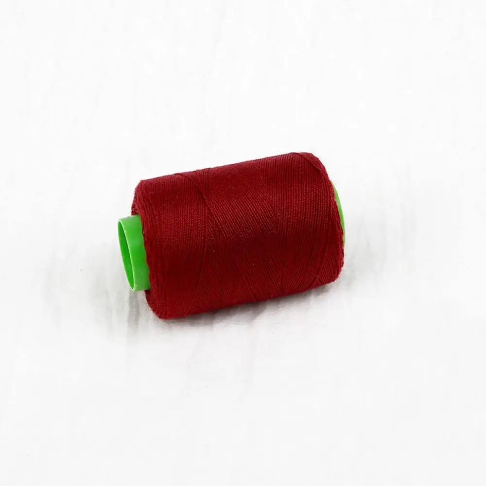 Высокая прочность хлопок машинная вышивка швейные нитки для ручного шитья Ремесло патч, аксессуары Швейные принадлежности многоцветные - Цвет: Burgundy