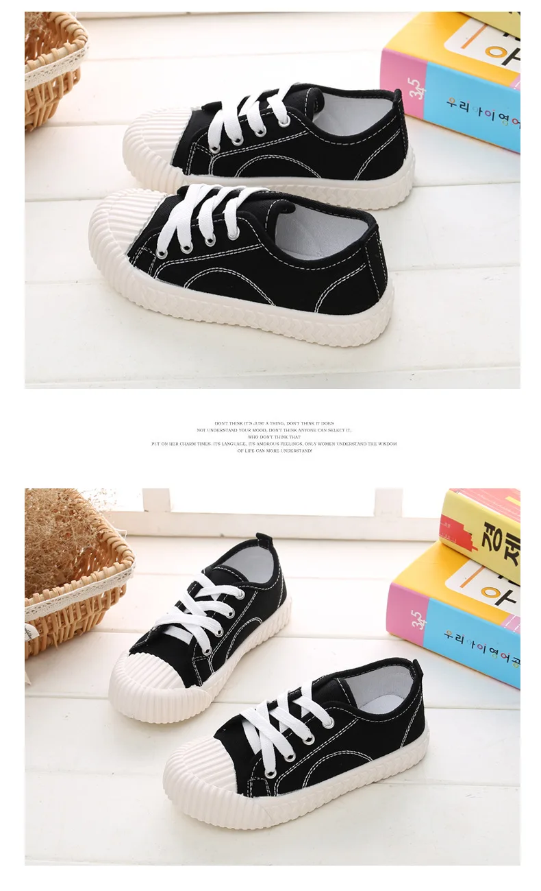 Fashion Kids Shoes Unisex Boys Girls Sneakers Children Casual Canvas Shoes For Big Boy Girl Candy Colors Soft Breathable 27-38