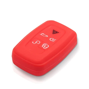Cover chiave telecomando per Land Rover Discovery 4 Range Rover Sport good 2009-2012 LR4 Evoque - KEYYOU custodia portachiavi in Silicone a 5 pulsanti per Land Rover Discovery 4 Range Rover