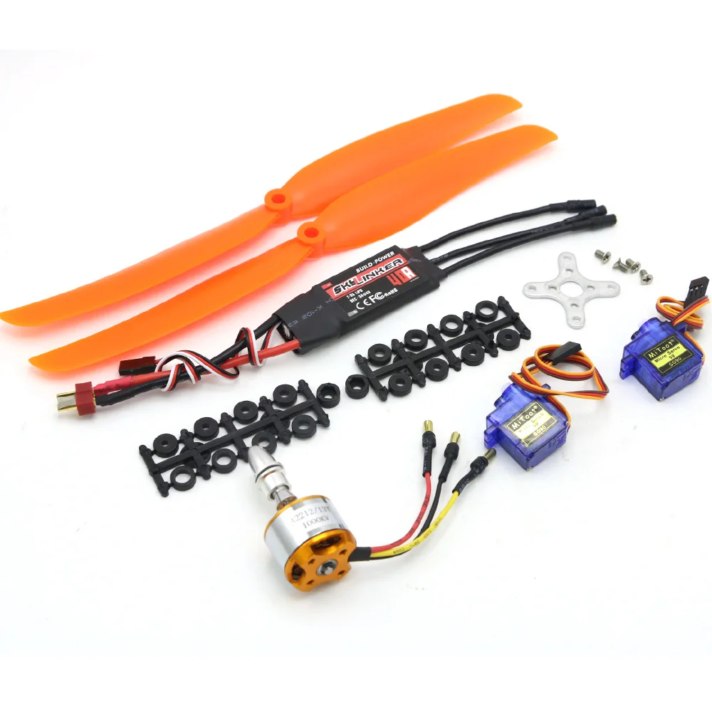 Motor sem Escova Servo para rc 30a 40a - Blheli Esc Sg90 9g Micro Avião Asa Fixa Helicóptero A2212 2212 2200kv 1400kv 1000kv 4 A2212 2212 2200kv 1400kv 1000kv motor sem