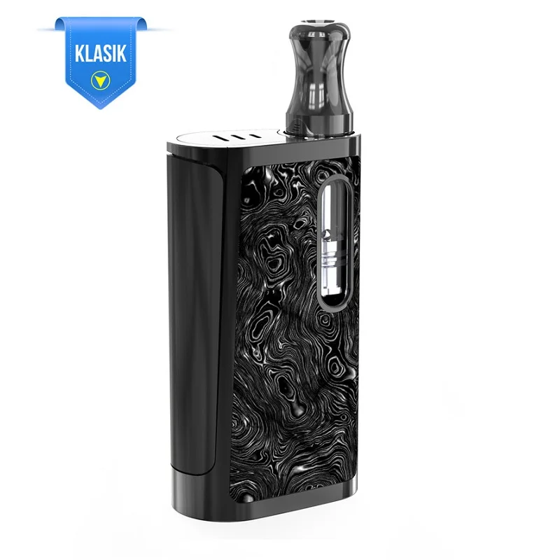 Черный Испаритель 650 мАч Kangvape Klasik V2 коробка мод Vape комплект с 0,5 мл распылитель 510 нить электронная сигарета Vape ручка - Цвет: Черный