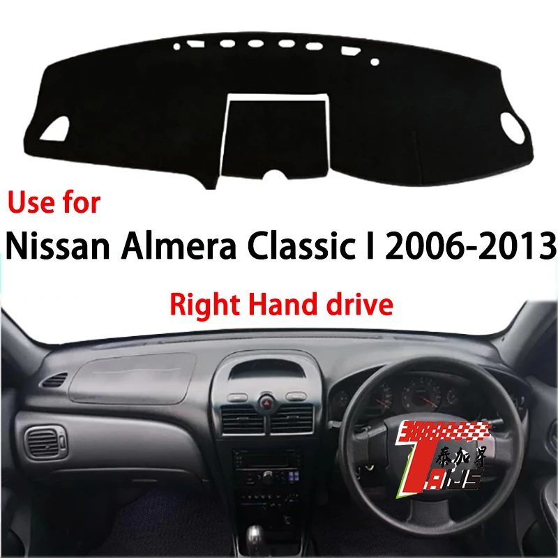 

TAIJS Factory Simple Dust resistant Polyester Fibre Car Dashboard Cover For Nissan Almera Classic I 2006-2013 Right Hand drive