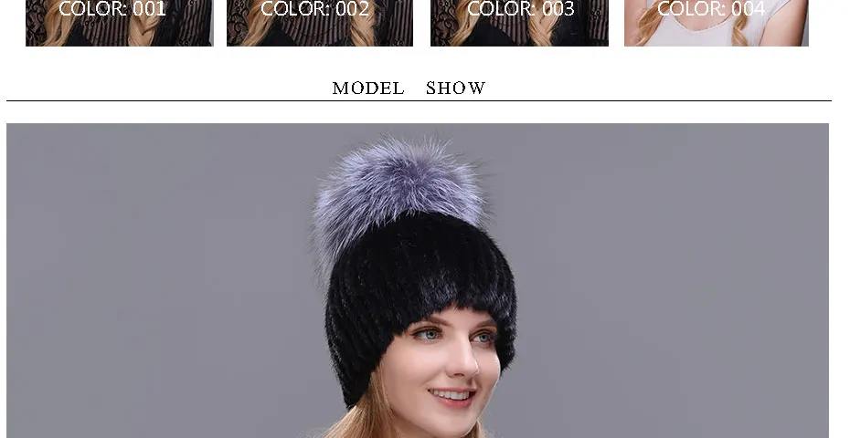 JINBAOSEN neue heiße Russische pelz hut nerz fuchs pelz stricken hut winter frauen warme ski cap