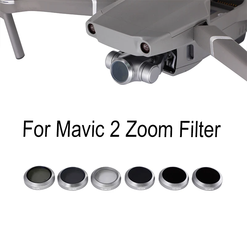 Дрон фильтры для DJI Mavic 2 ZooM UV CPL ND4 ND8 ND16 ND32 Gimbal Camera объектива Фильтры Запчасти
