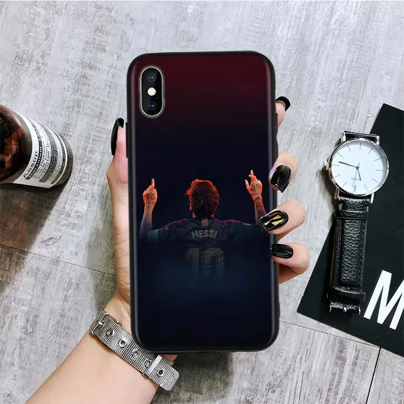 Lionel Messi черный чехол для телефона для Apple IPhone 11 Pro XS MAX XR 7 8 6 6S Plus X 10 Ten 5 5S SE Coque Shell - Цвет: BA137-6