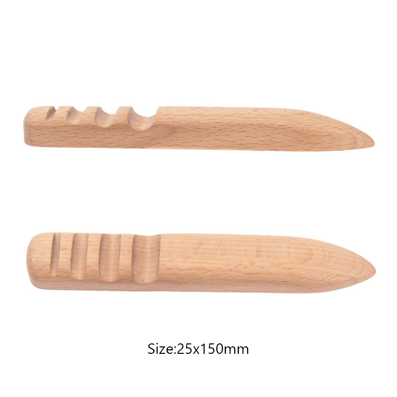 Hand Made Multi-Size Burnishing Rod For Handwork Leather Craf For Leather Craft Edges Slicker Round Wood Diy Craft Tool