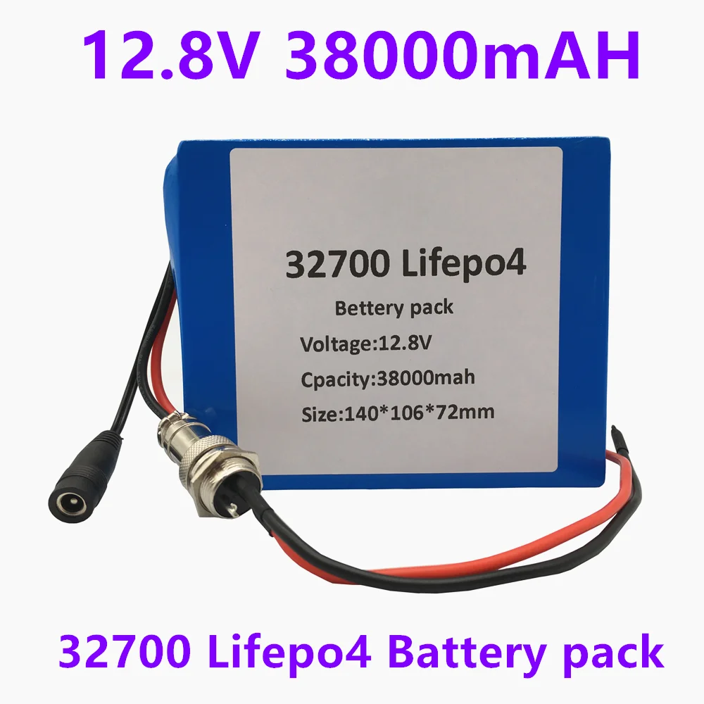 Новинка 2021 Аккумулятор Lifepo4 4S3P 32700 в 38 А · ч 12 8 30 аккумуляторная батарея для