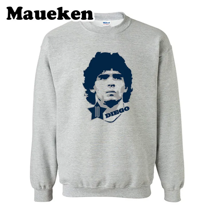 Мужские Толстовки Король бейсбола 10 Diego Armando Maradona Argentina Napoli легендарные толстовки толстый круглый воротник зима W19101225 - Цвет: 8