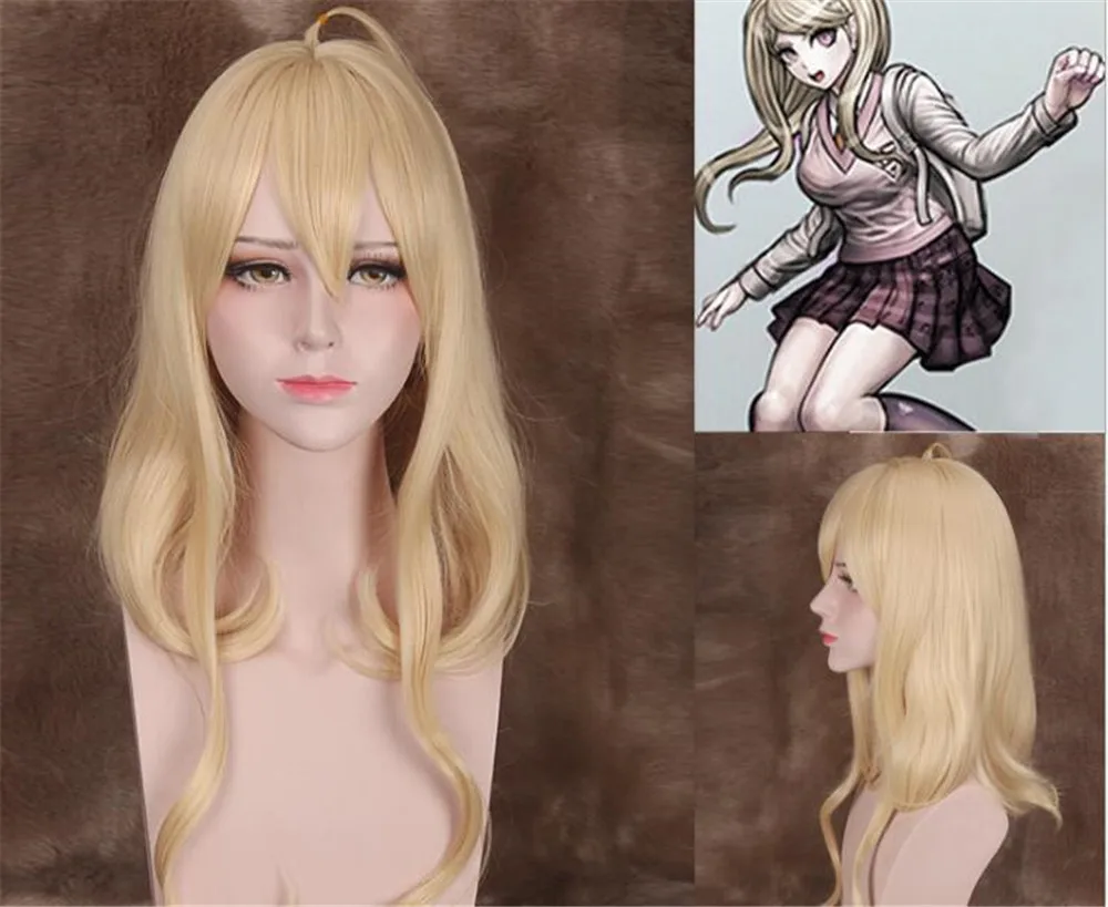 Парики Dangan Ronpa Danganronpa V3 Kaede Akamatsu термостойкие синтетические волосы парик для