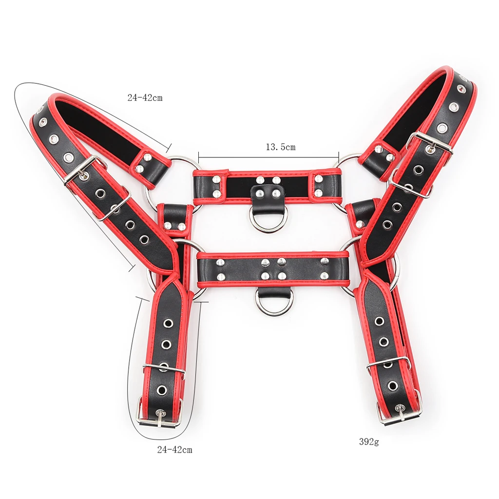 Sexy Men Leather Chest Strap Body Harness Belts Bandage Clubwear Costume