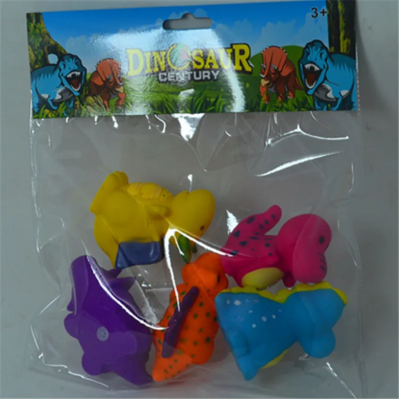 Support Plastic Pinching Called Model Dinosaur Toy Jurassic Children Cognitive Will Ring of Model Toy