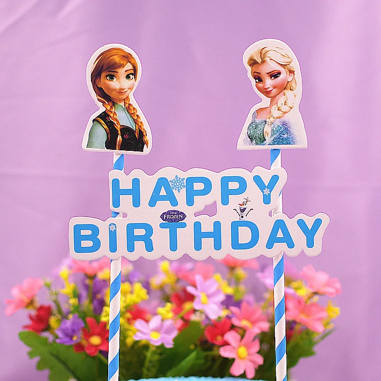 1 комплект Микки Маус мультфильм торт Топпер кекс флаг бумаги соломинки Беби-Шауэр дети выпечка торта ко дню рождения DIY вечерние украшения - Цвет: Y3