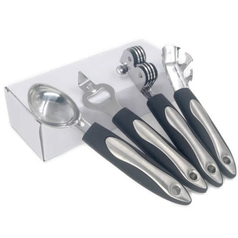 

Kitchen Gadget Knife Sharpener Multi-functional Bottle Opener Dishes Clip Ice Cream Spoon Kitchen Gadget Set Small Tool