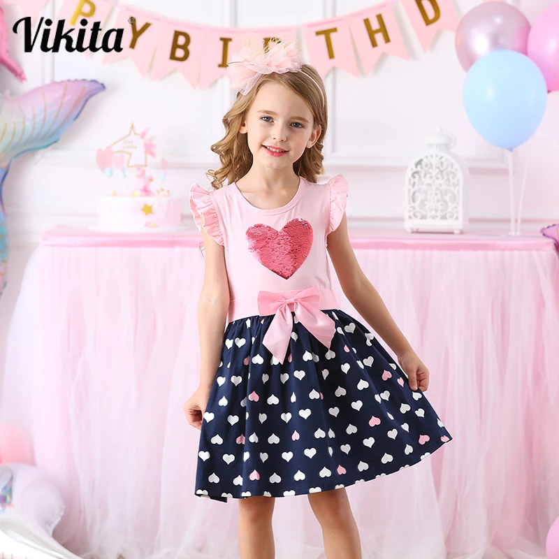 VIKITA/детское летнее платье для девочек ясельного возраста Хлопковые платья