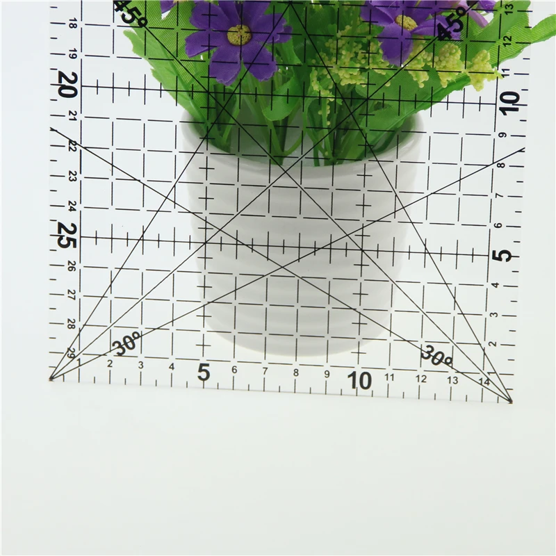 30 * 15 Cm Patchwork Ruler Quilting Tools High Grade Acrylic Material Transparent Ruler Scale School Supplie